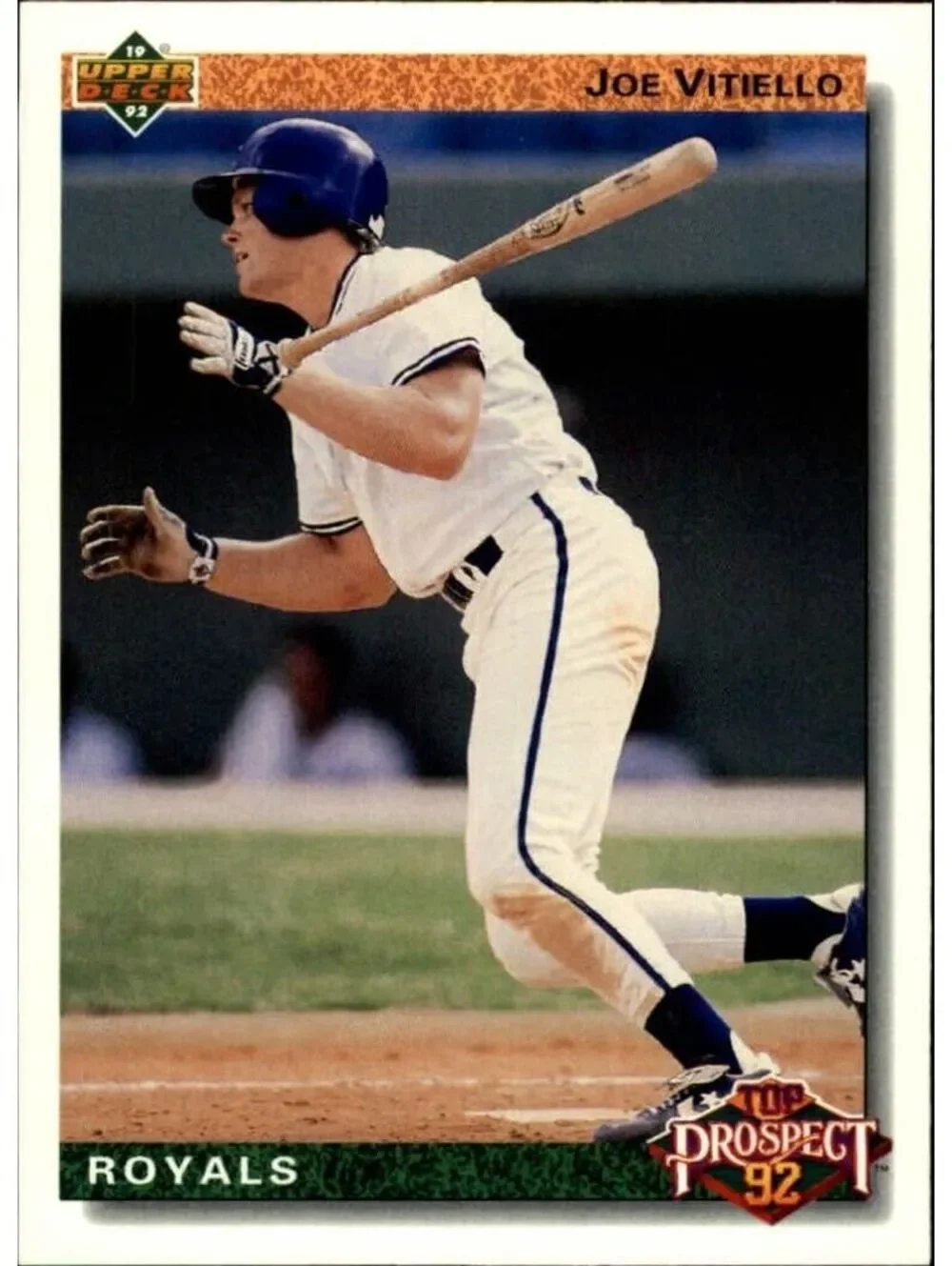 Joe Vitiello 1992 Upper Deck MLB #73 Rookie Baseball Card Kansas City Royals